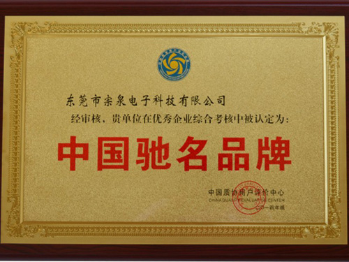 中國(guó)馳名品牌